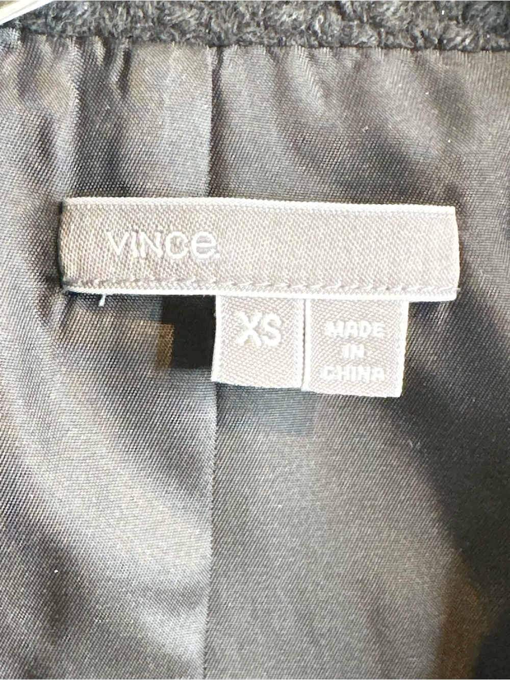 Vince Black Moto Wool Quilted Leather Trim Jacket - Picture 12 of 16